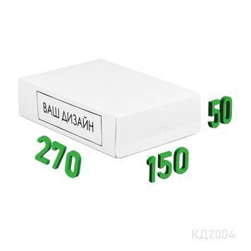 Коробка для суші "пенал" 270х150х50 мм, з вашим дизайном КД2004 фото