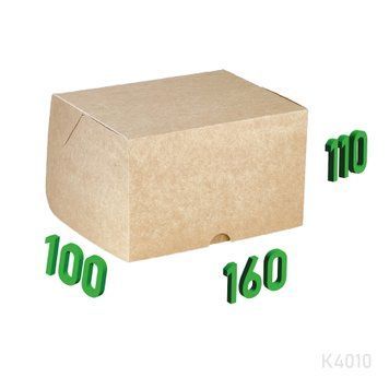 Коробка "Кейк бокс" 160х100х110 мм К4010 фото