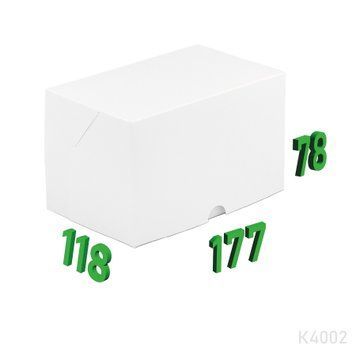 Коробка "Кейк бокс" 177х118х78 мм К4002 фото