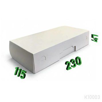 Коробка для половинки піци 230x115x47 мм, з вашим дизайном КД10003 фото