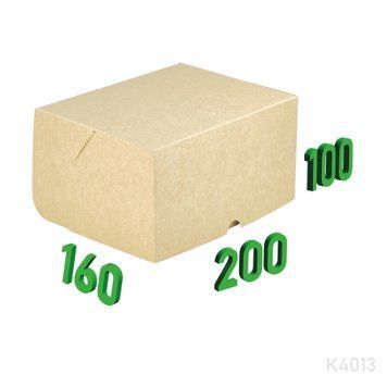 Коробка "Кейк бокс" 200х160х100 мм К4013 фото
